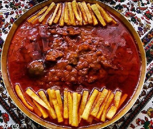 چلو خورشت قیمه